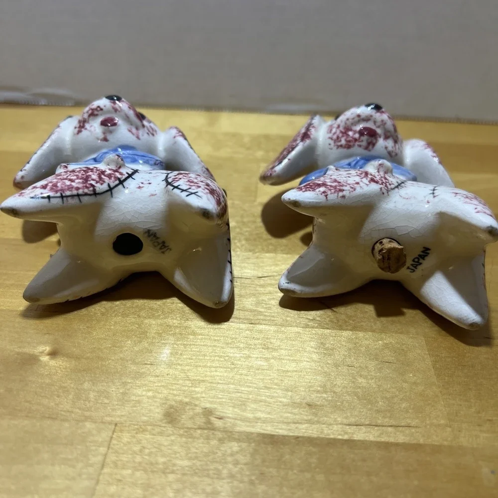 Vintage Japan Dog Puppy Salt & Pepper Shakers